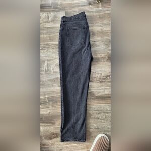 Old Navy Women's Straight Leg Jeans - Dark Gray